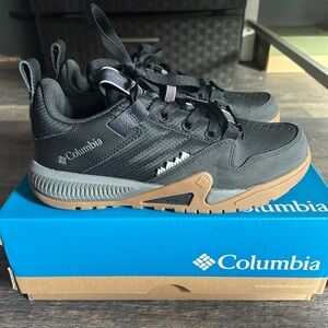Columbia Black and Tan Sneakers